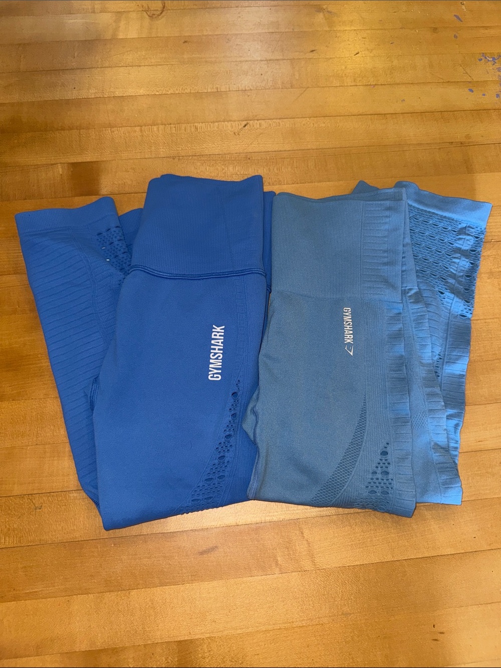 Gymshark Blue Seamless Active Leggings Duo
